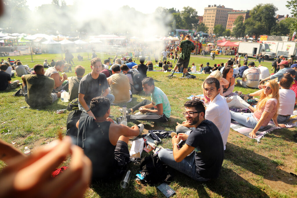 cannabis use in social settings