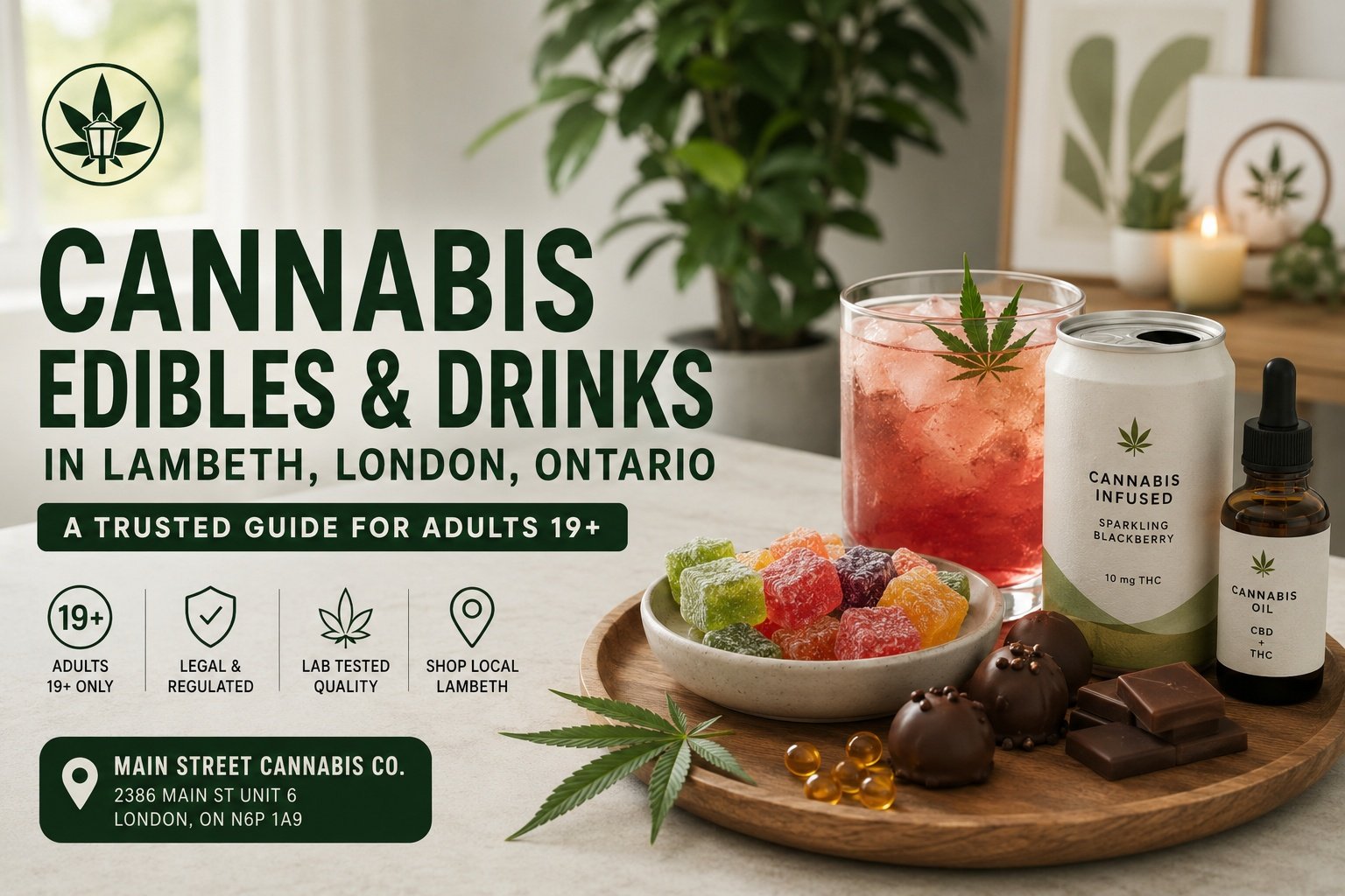 Cannabis edibles and drinks in Lambeth, London, Ontario